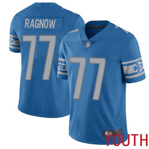 Detroit Lions Limited Blue Youth Frank Ragnow Home Jersey NFL Football 77 Vapor Untouchable